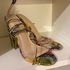 Fashion nova strapped heels